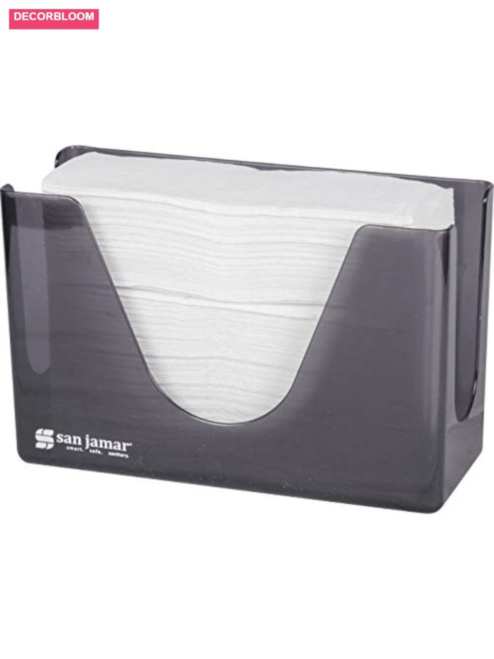 Countertop Paper Towel Dispenser Manual C-Fold Multifold Plastic